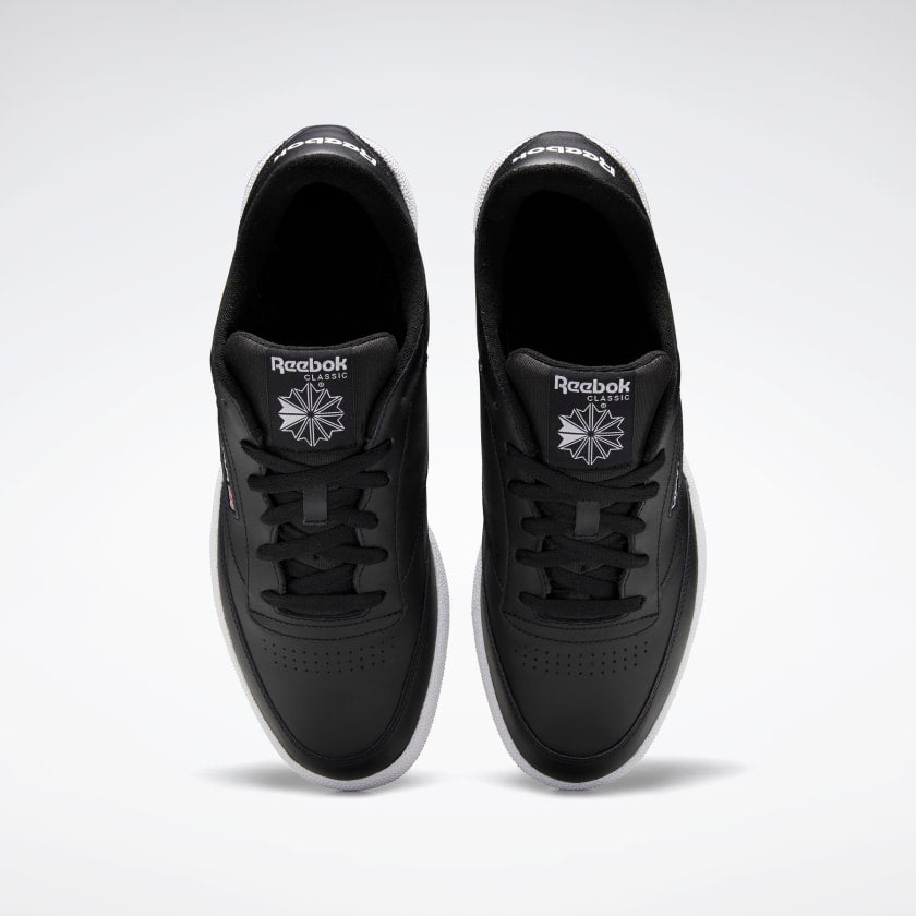 REEBOK CLUB C 85 - Intense Black / White-Gum