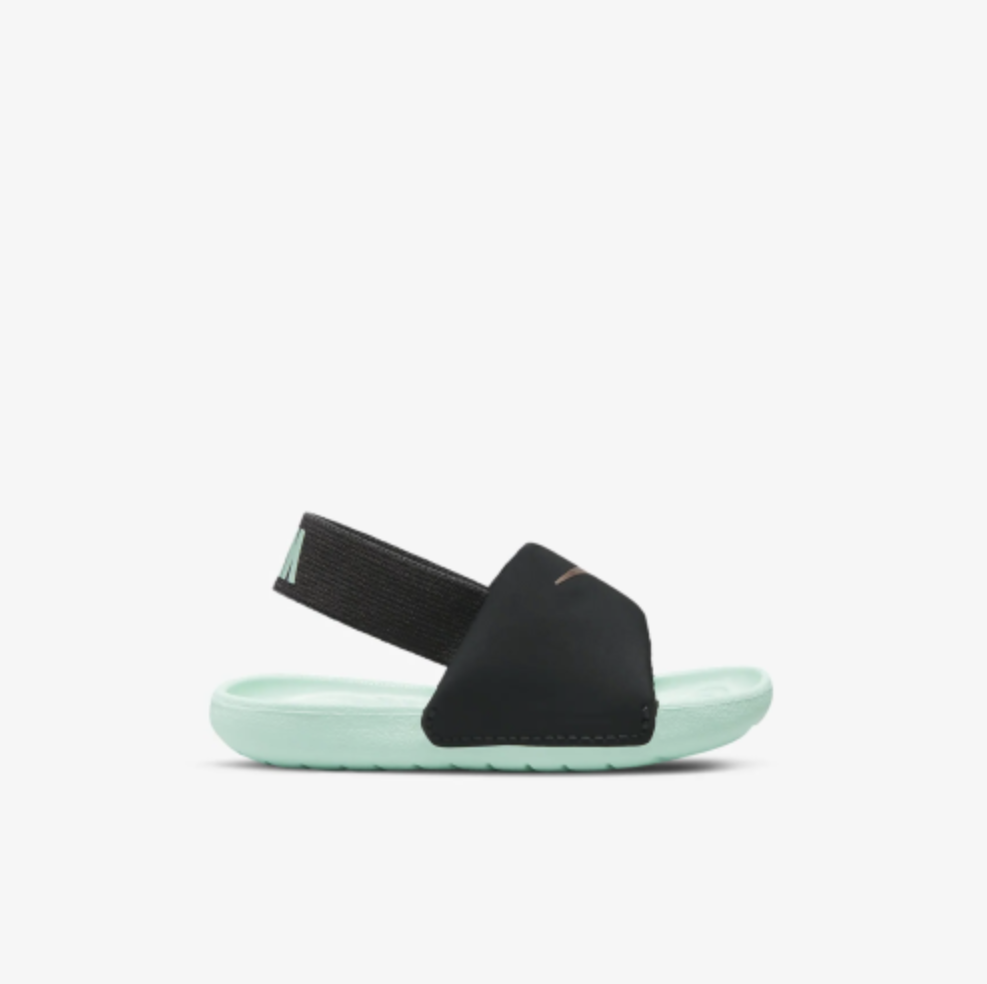 NIKE INFANT KAWA SLIDE (TD) - OFF NOIR/METALLIC RED BRONZE