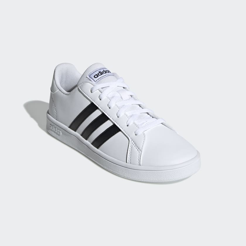 ADIDAS GRAND COURT KIDS - Cloud White / Core Black / Cloud White