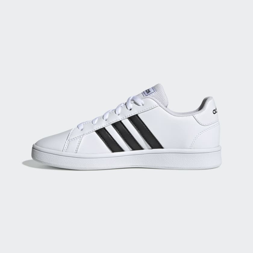 ADIDAS GRAND COURT KIDS - Cloud White / Core Black / Cloud White