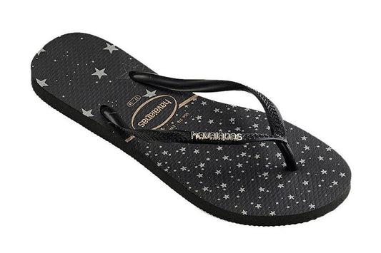 HAVAIANAS SL METALLIC PRT FC - PRETO/BLACK