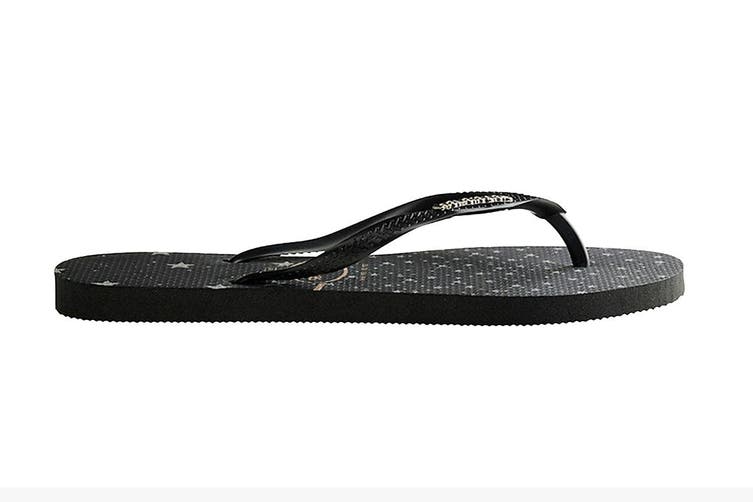 HAVAIANAS SL METALLIC PRT FC - PRETO/BLACK