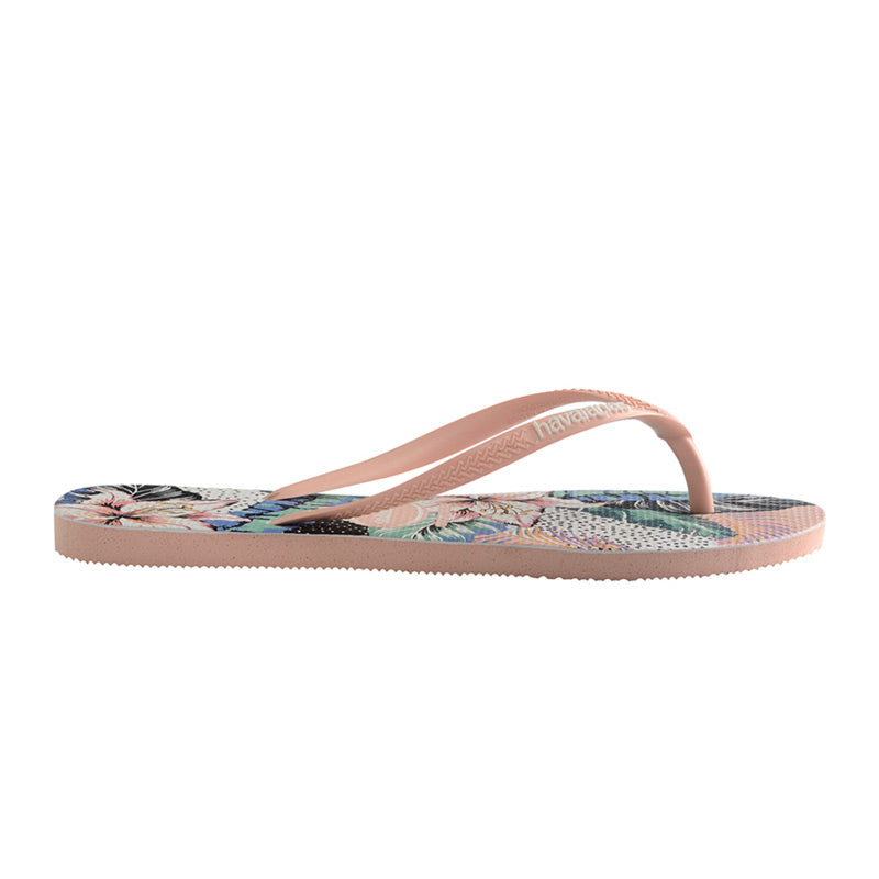 HAVAIANAS SLIM FLORAL DOTS - ROSE