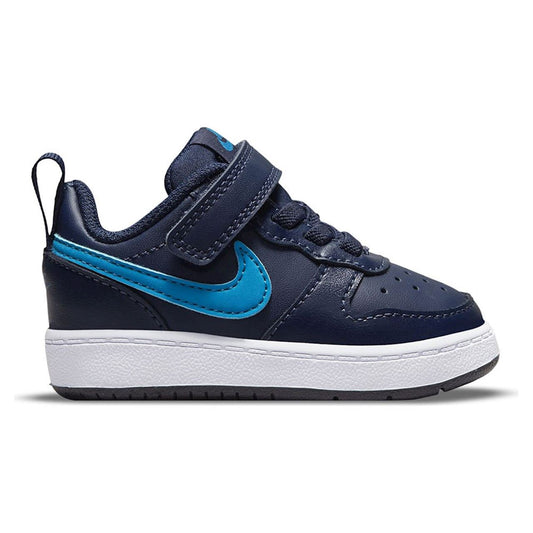 NIKE INFANT COURT BOROUGH LOW 2 (TDV) - MIDNIGHT NAVY/IMPERIAL BLUE