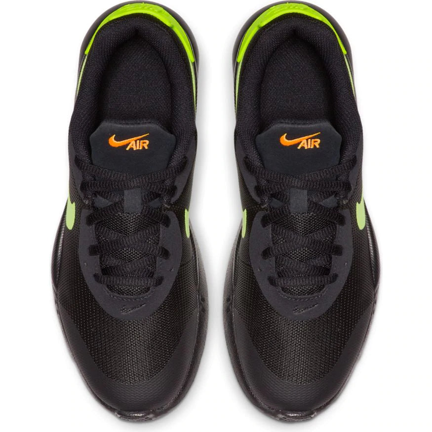 NIKE YOUTH AIR MAX OKETO GS BLACK BOLT TOTAL ORANGE Lotsa Shoes