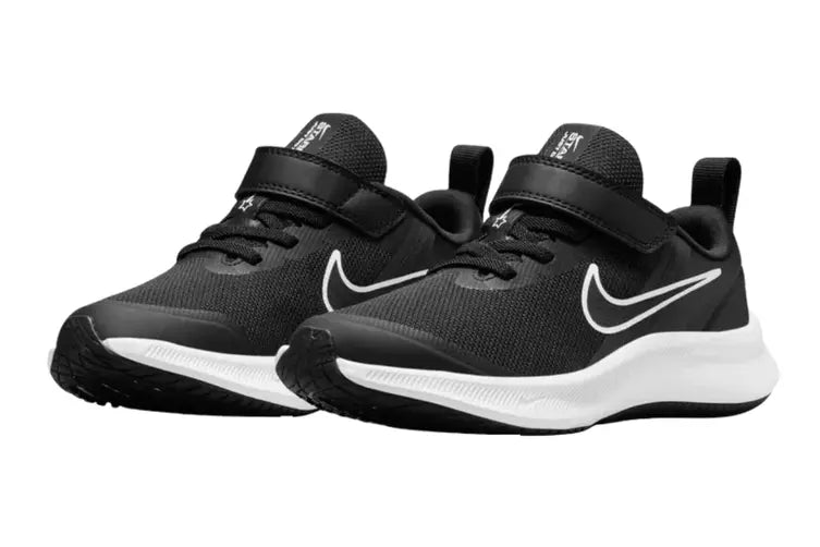 NIKE KIDS STAR RUNNER 3 (PSV) - BLACK/SMOKE GREY