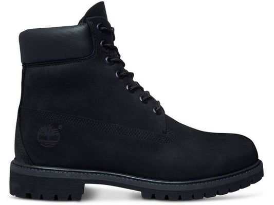 TIMBERLAND MEN'S 6-INCH PREMIUM BOOTS - BLACK NUBUCK