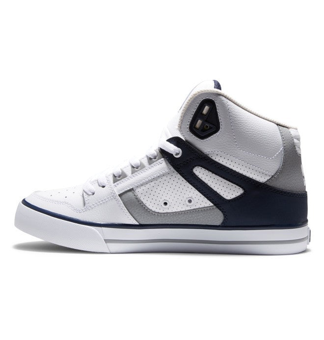 DC PURE HIGH TOP - WHITE/NAVY
