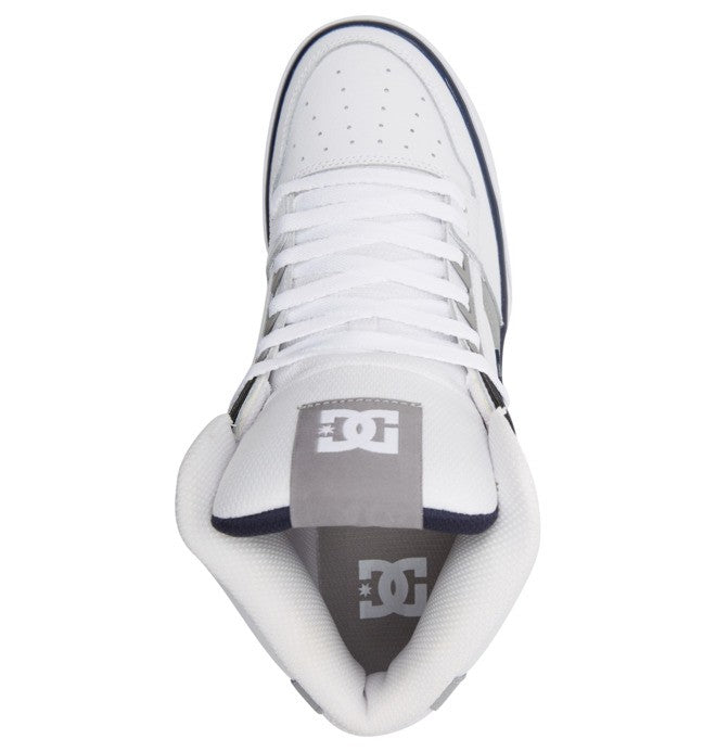 DC PURE HIGH TOP - WHITE/NAVY