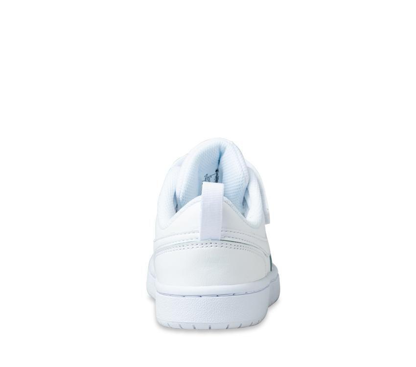 NIKE KIDS COURT BOROUGH LOW 2 (PSV) - WHITE/WHITE-WHITE