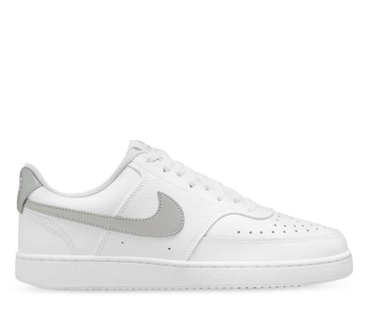 NIKE COURT VISION LOW - WHITE/METALLIC SILVER