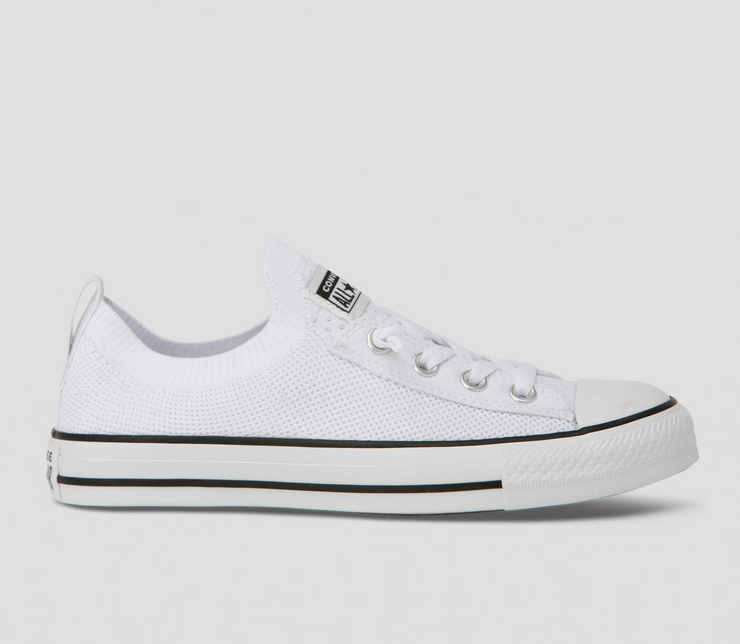 CONVERSE WOMENS Chuck Taylor All Star Shoreline Knit Slip Low Top - White