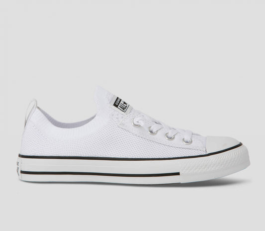 CONVERSE WOMENS Chuck Taylor All Star Shoreline Knit Slip Low Top - White