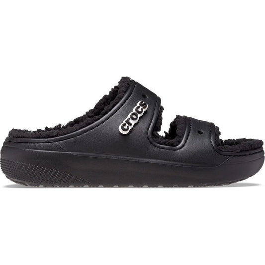 CROCS CLASSIC COZZZY SANDAL - BLACK/BLACK
