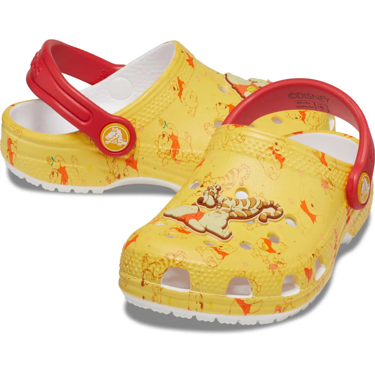 CROCS INFANT CLASSIC DISNEY WINNIE THE POOH CLOG WHITE MULTI
