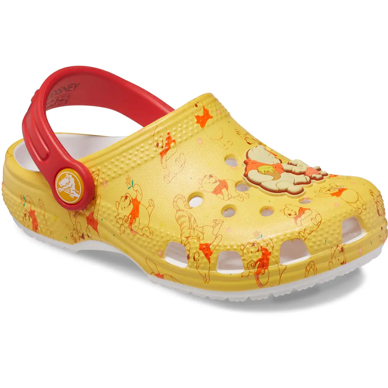CROCS INFANT CLASSIC DISNEY WINNIE THE POOH CLOG WHITE MULTI