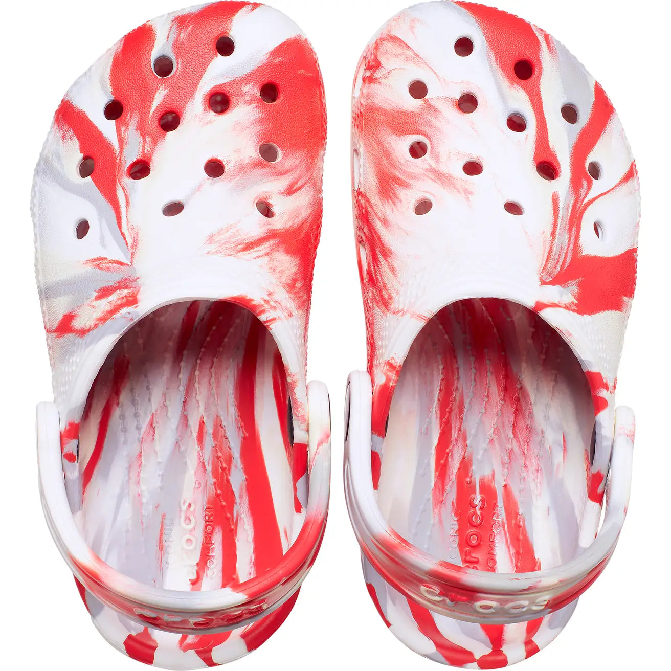 Red white 2025 and blue crocs