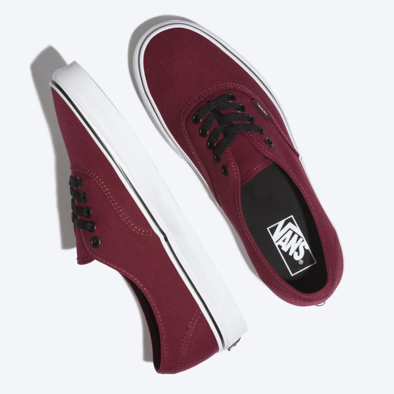Vans authentic port royale red best sale