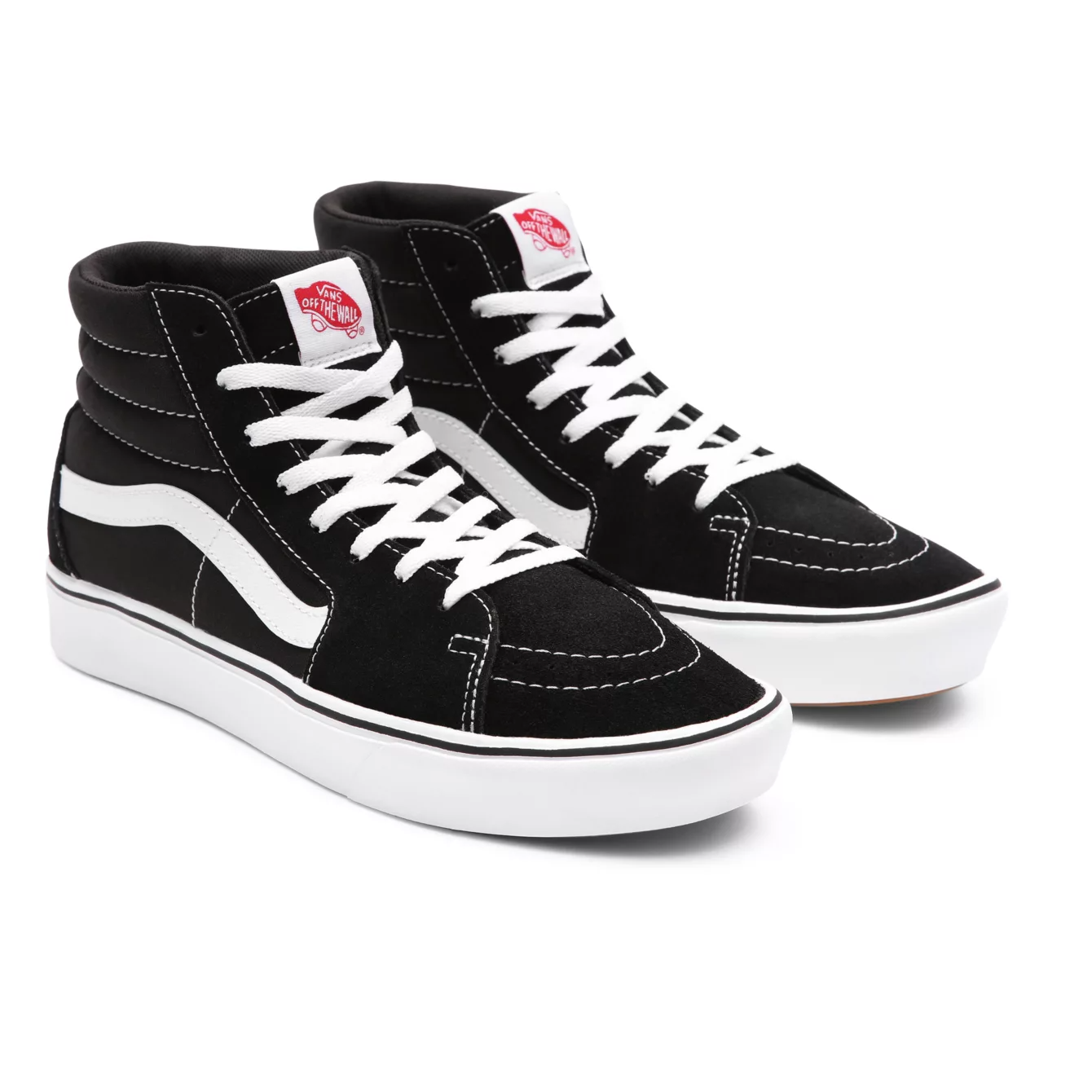 VANS COMFYCUSH SK8-HI - BLACK/TRUE WHITE