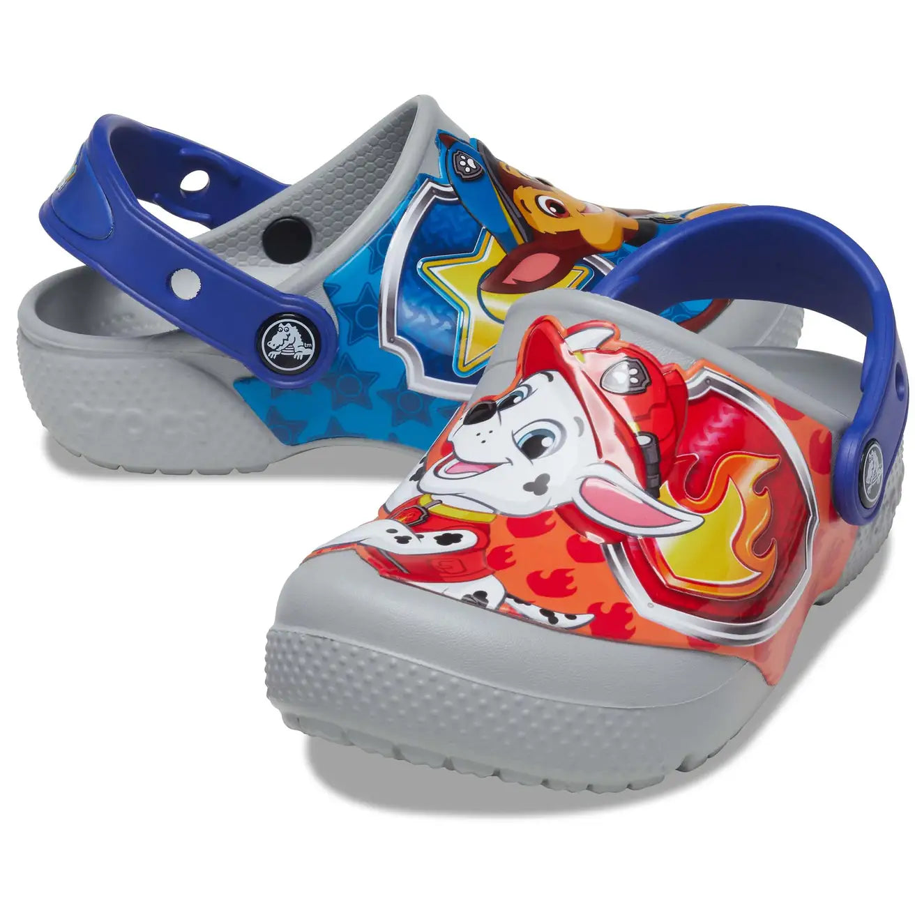 CROCS INFANT FUN LABS PAW PATROL CLOG - LIGHT GREY