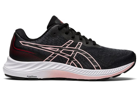 ASICS WOMENS GEL-EXCITE 9 - Black/Frosted Rose
