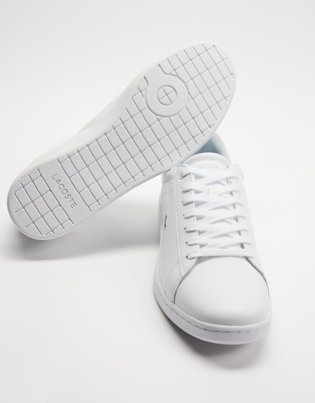 LACOSTE WOMENS CARNABY EVO BL 1 - WHITE/WHITE