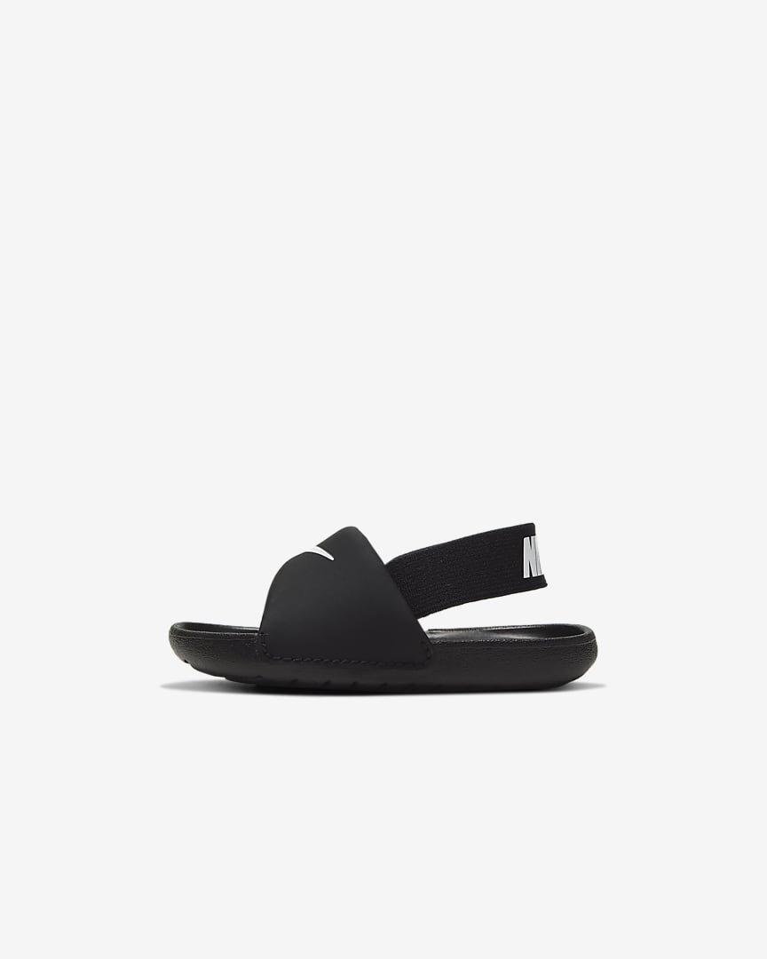 NIKE INFANT KAWA SLIDE - BLACK/WHITE