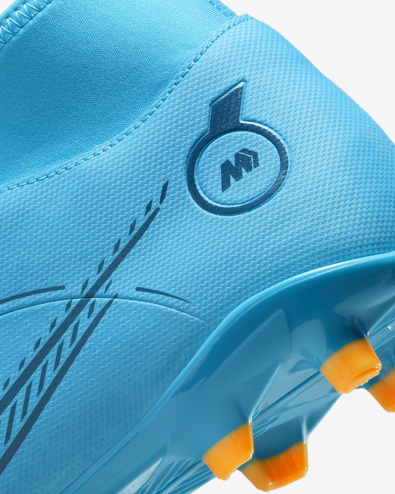 NIKE SUPERFLY 8 CLUB FG/MG - CHLORINE BLUE/LASER ORANGE