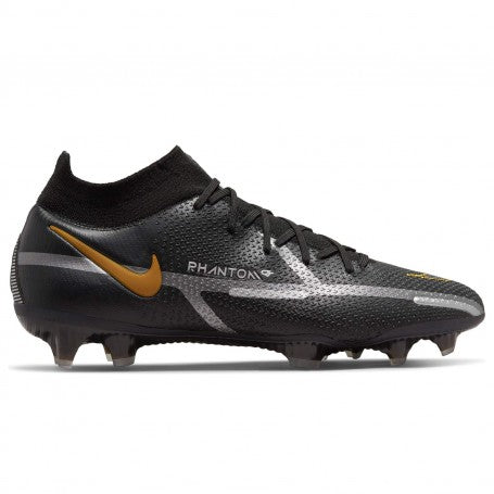 NIKE PHANTOM GT2 ACADEMY DF FG/MG - BLACK/METALLIC DARK GREY