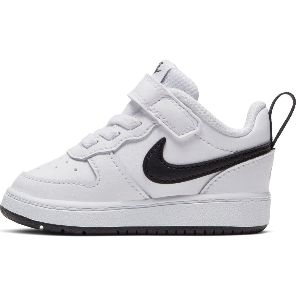 NIKE INFANT COURT BOROUGH LOW 2 - WHITE/BLACK