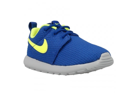 NIKE INFANT ROSHERUN (PS/TD) - GYM BLUE/VOLT-WOLF GREY