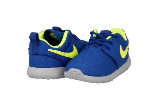 NIKE INFANT ROSHERUN (PS/TD) - GYM BLUE/VOLT-WOLF GREY