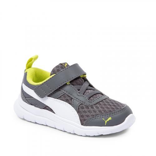 PUMA FLEX ESSENTIAL V INF - ROCK/WHITE/YELLOW