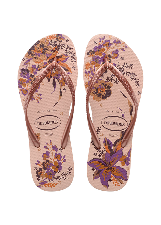 HAVAIANAS SLIM ORGANIC JANDAL - BALLET ROSE