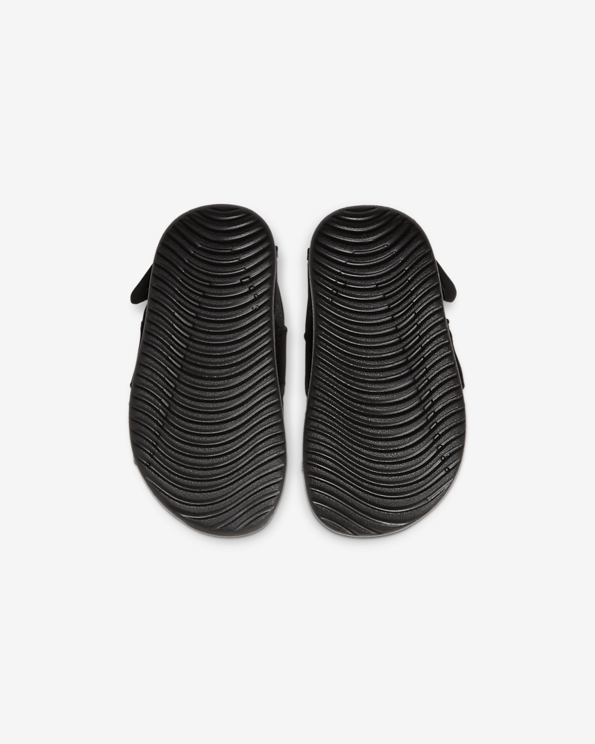 NIKE INFANT SUNRAY ADJUST 5 V2 (TD) - BLACK/WHITE