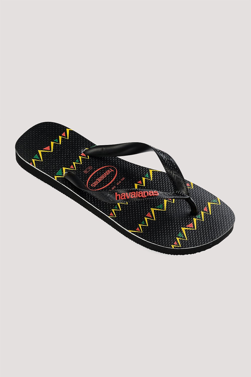 HAVAIANAS TOP STRIPE ZAG JANDAL - PRETO/PRETO