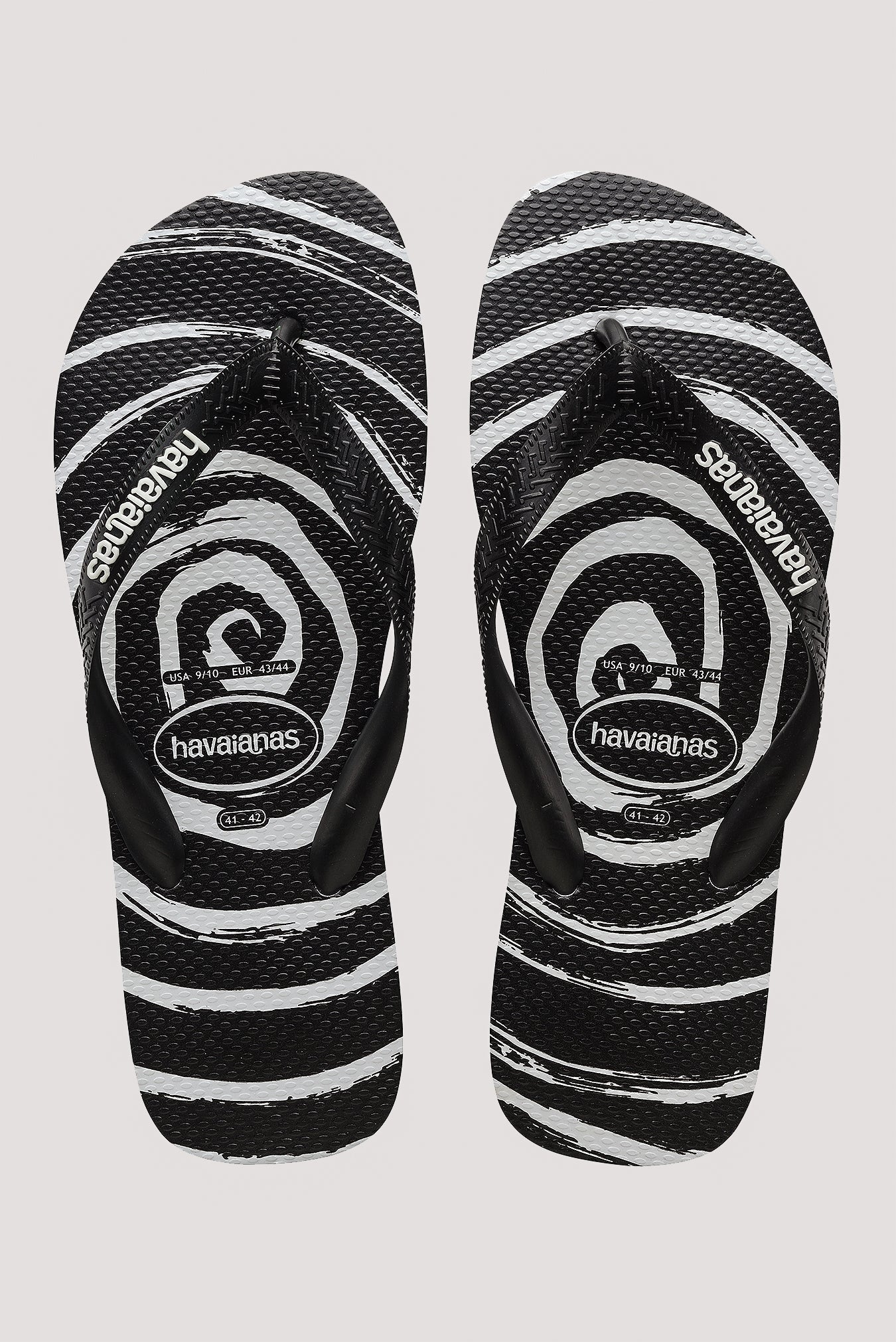 HAVAIANAS TOP WHIRL FC - BLACK/WHITE