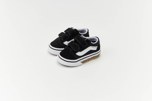 VANS OLD SKOOL V - (ANIMAL SIDEWALL) LEOPARD/BLACK
