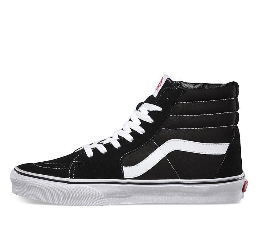 VANS SK8-HI - BLACK/WHITE