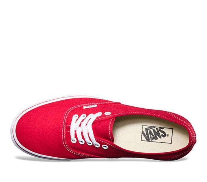 Vans authentic cheap red womens