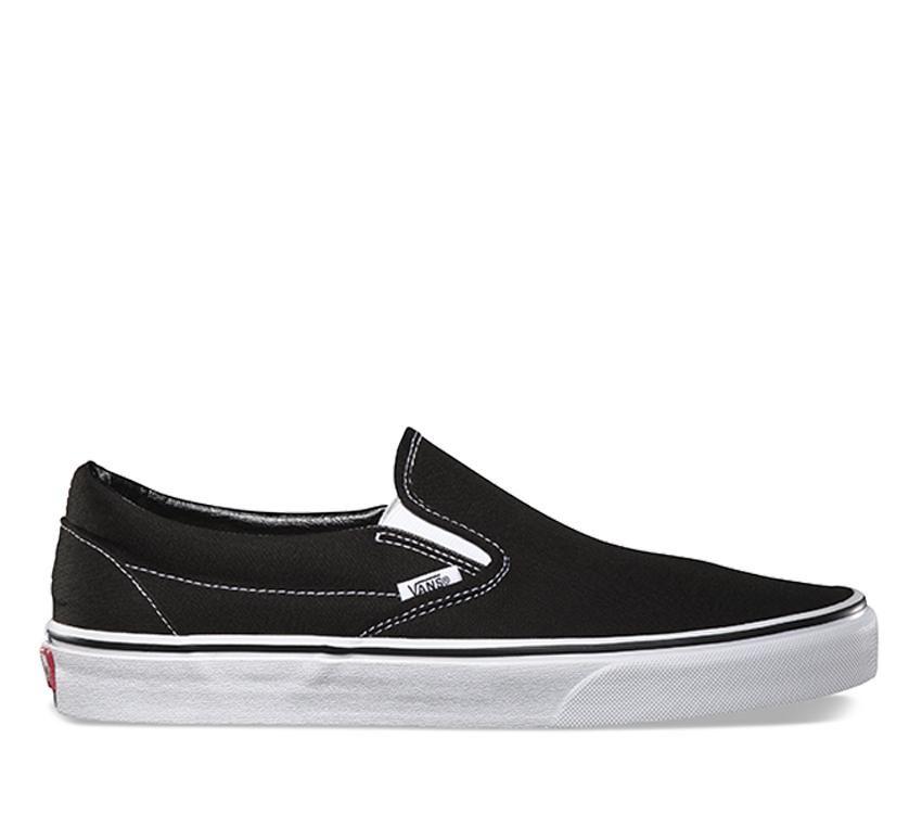VANS CLASSIC SLIP ON - BLACK/WHITE – Lotsa Shoes