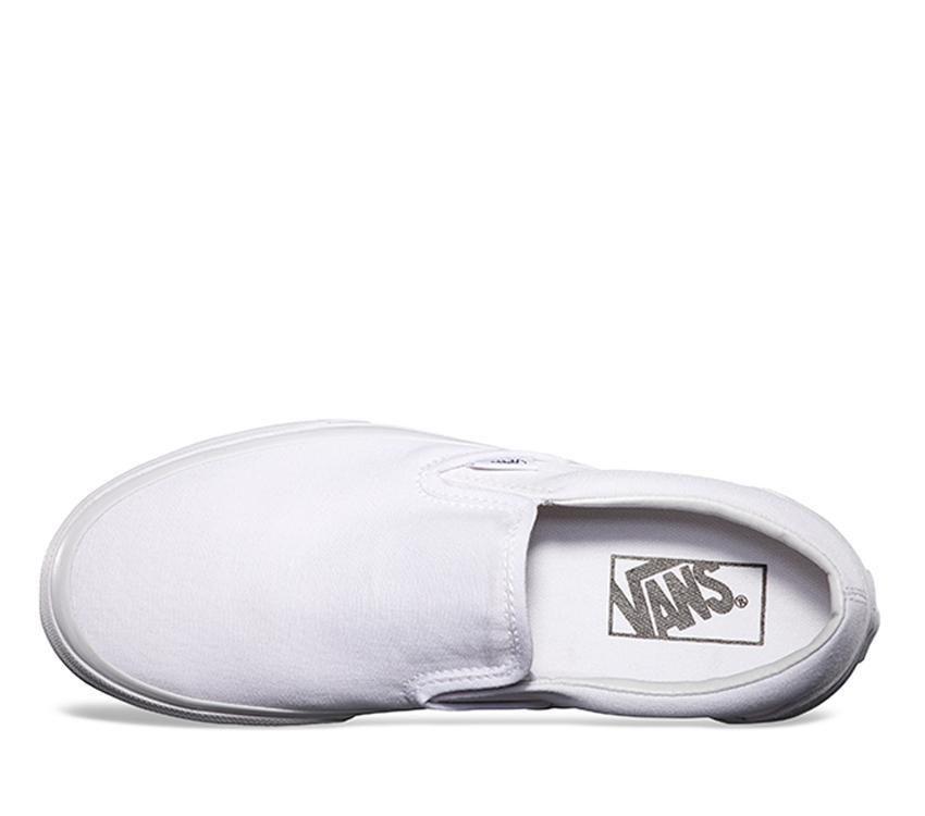 Vans true white hot sale classic slip on