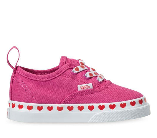 VANS INFANT AUTHENTIC HEART - Fuchsia Purple/High Risk Red