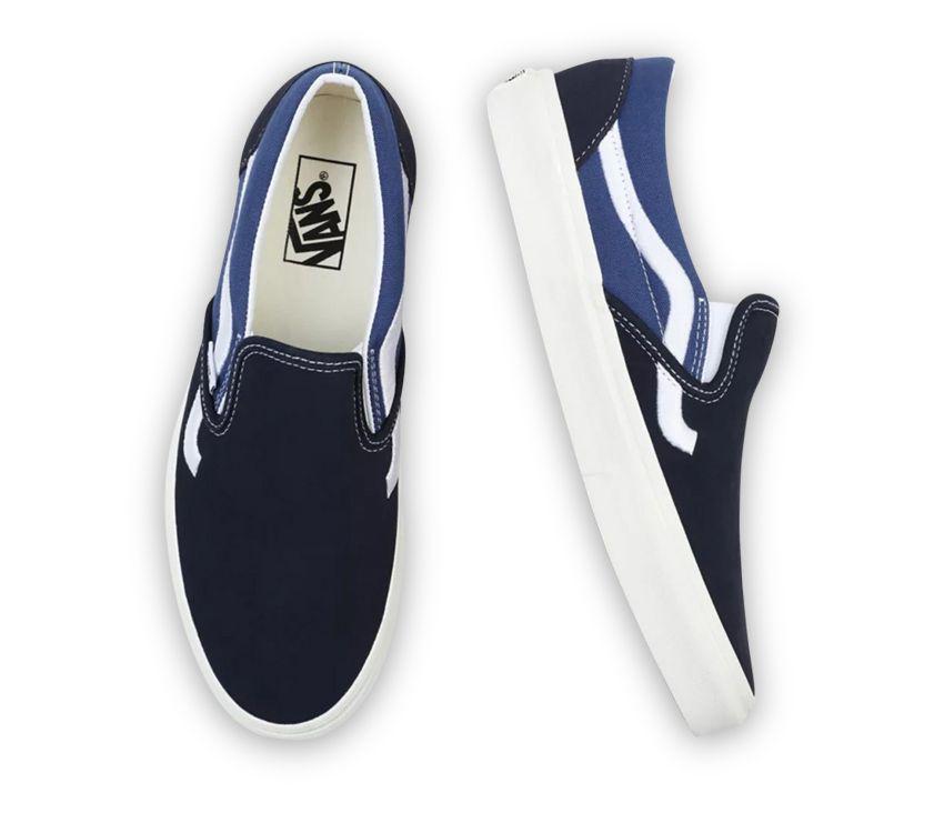 VANS CLASSIC SLIP ON - SIDESTRIPE NAVY