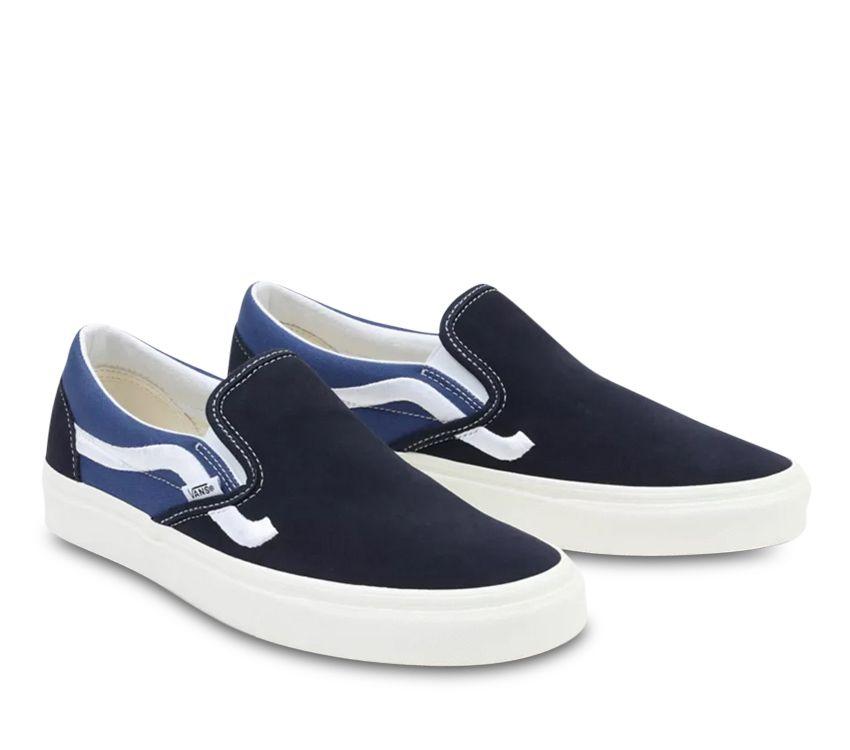 VANS CLASSIC SLIP ON - SIDESTRIPE NAVY