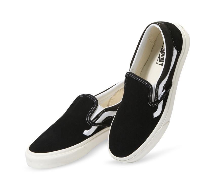 Slide on clearance vans black