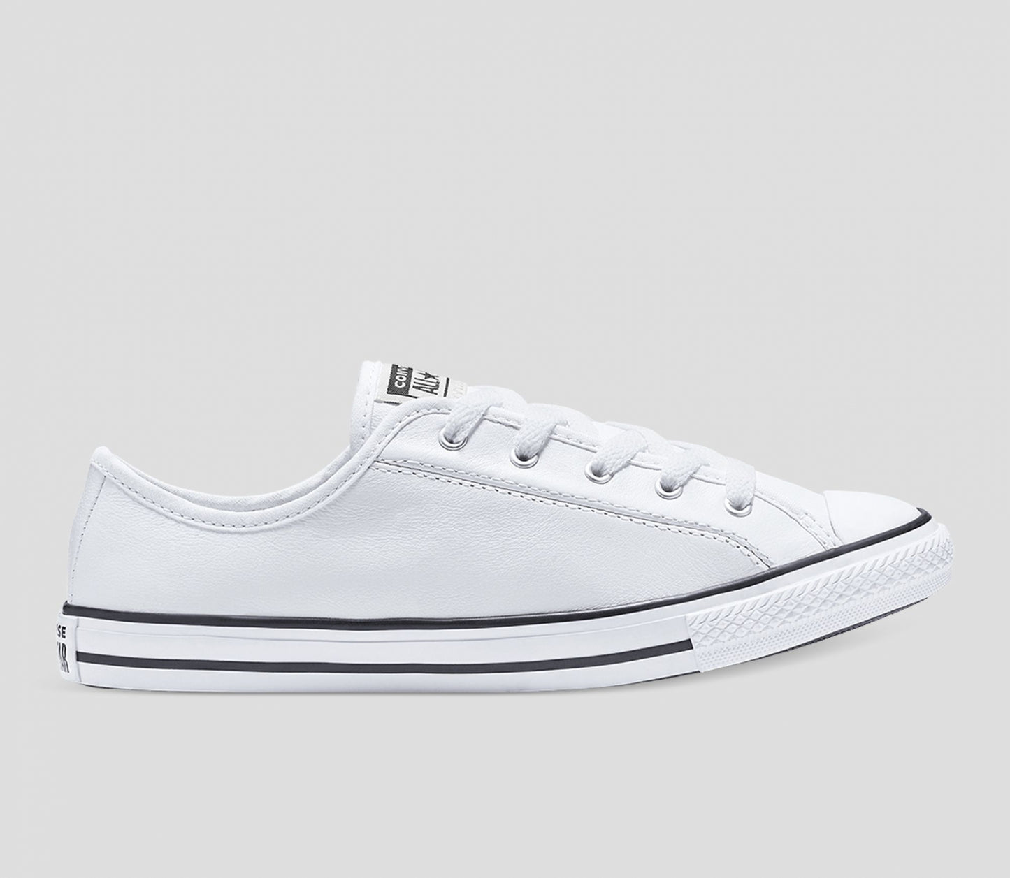 CONVERSE WOMENS CT ALL STAR DAINTY LOW - WHITE/BLACK/WHITE